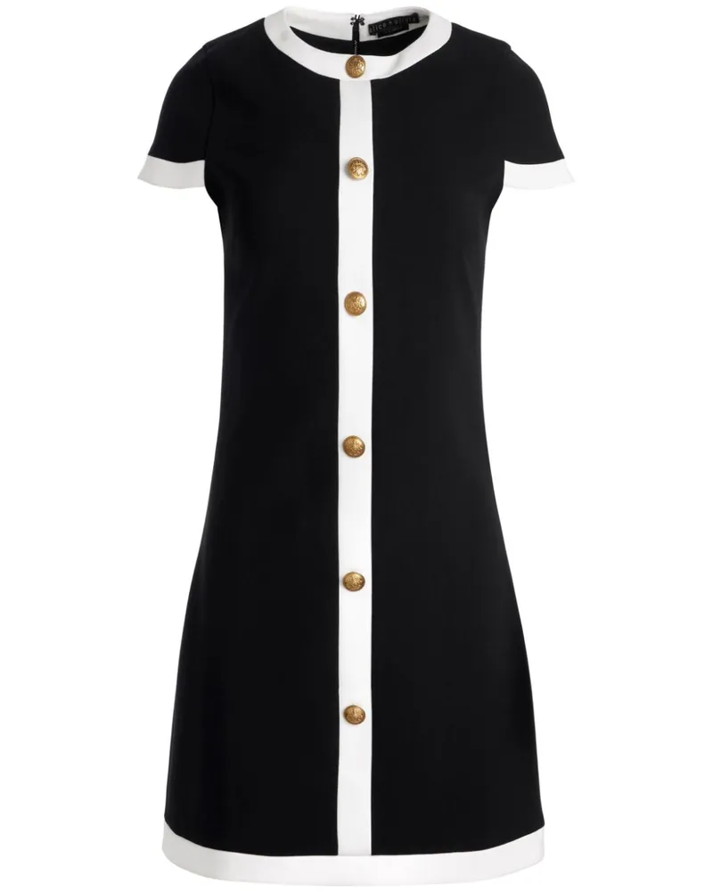 Alice + Olivia Coley Minikleid - Schwarz Schwarz