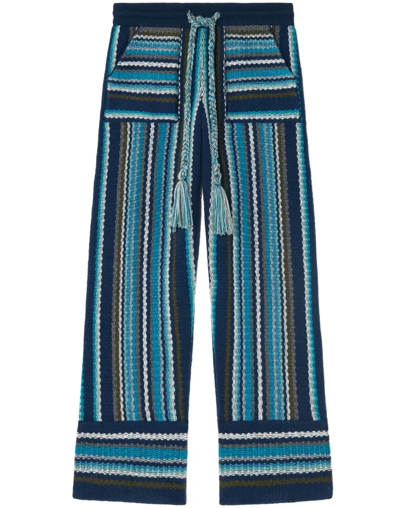 Alanui Ushuaia Stories Strickhose - Blau Blau