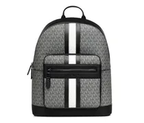 monogram backpack - Grau
