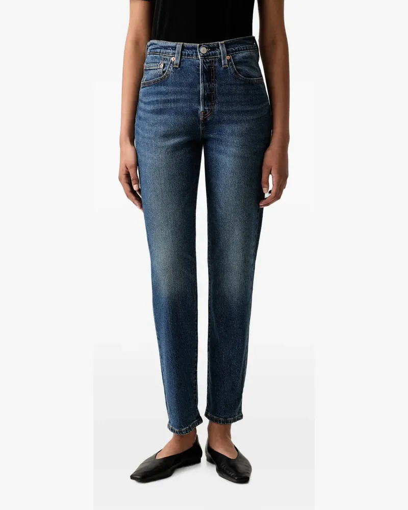 Levi's 501 Cropped-Jeans - Blau Blau