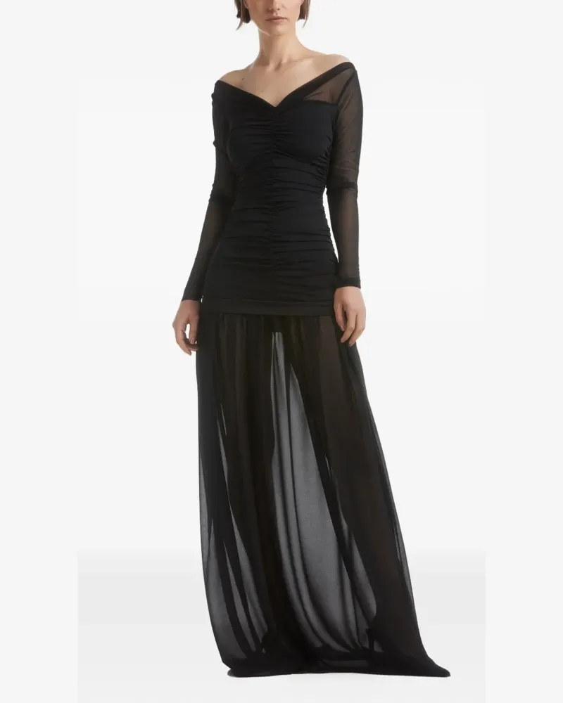 ATU Body Couture Abendkleid aus Seide - Schwarz Schwarz