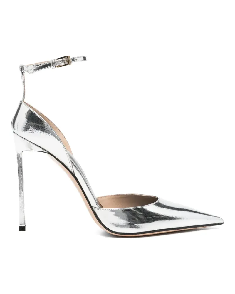 Tom Ford point-toe ankle-strap heeled pumps - Silber Silber