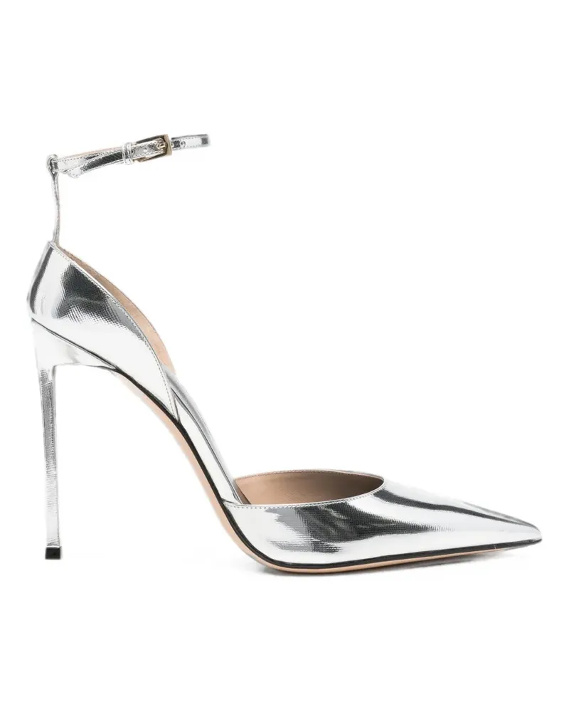 Tom Ford point-toe ankle-strap heeled pumps - Silber Silber
