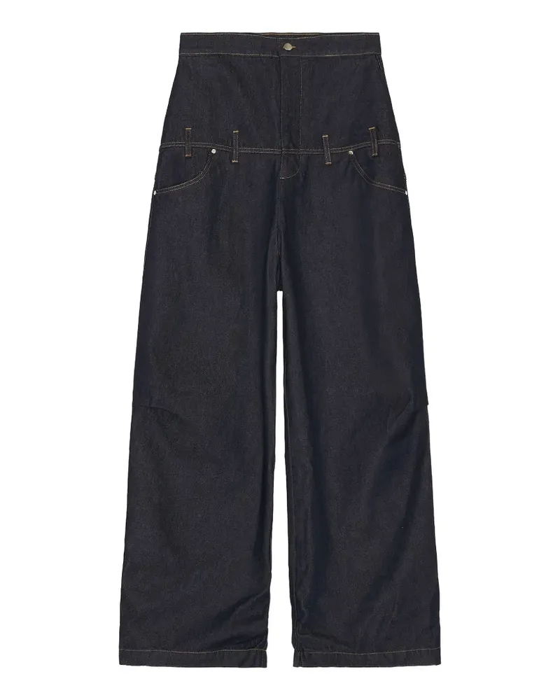 Spencer Badu Jeans mit doppeltem Bund - Blau Blau