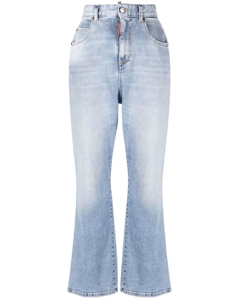 Dsquared2 Ausgestellte Cropped-Jeans - Blau Blau