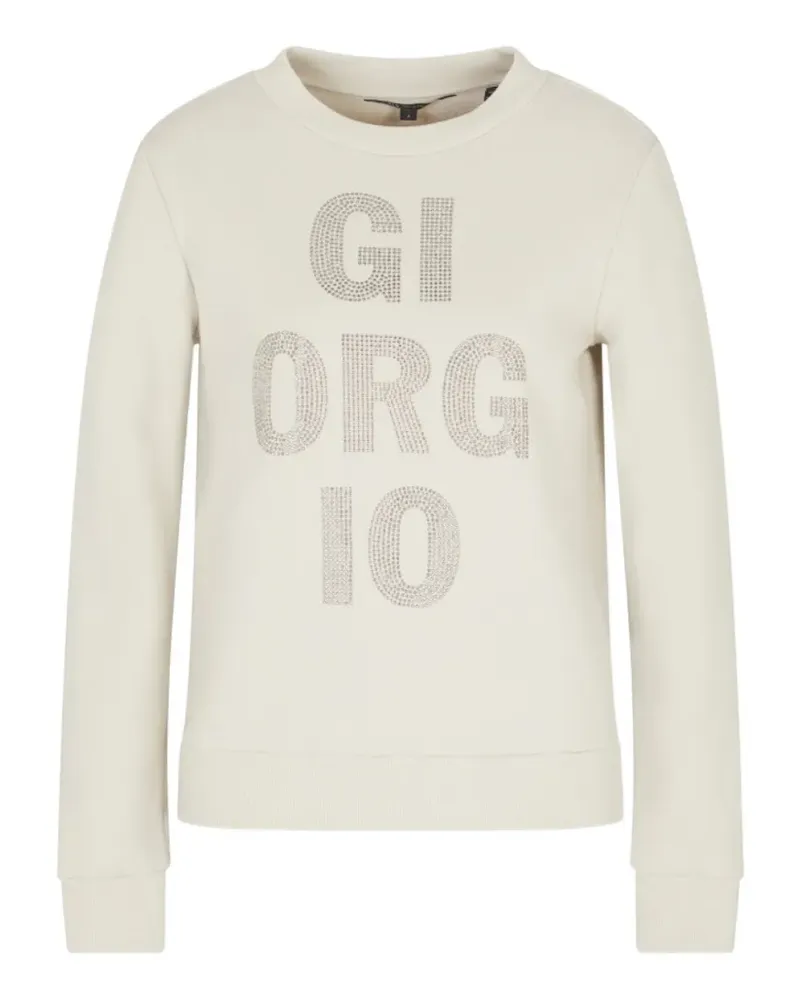 Armani Exchange embellished sweatshirt - Nude Nude