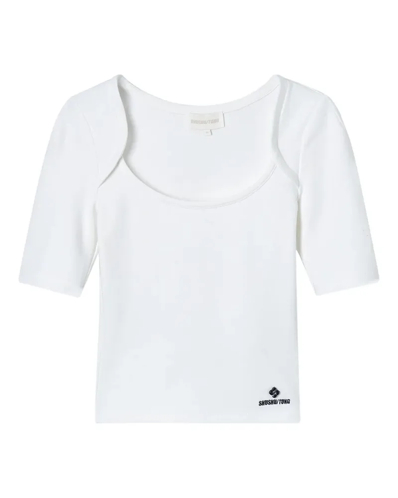 SHUSHU/TONG Klassisches T-Shirt - Weiß Weiß