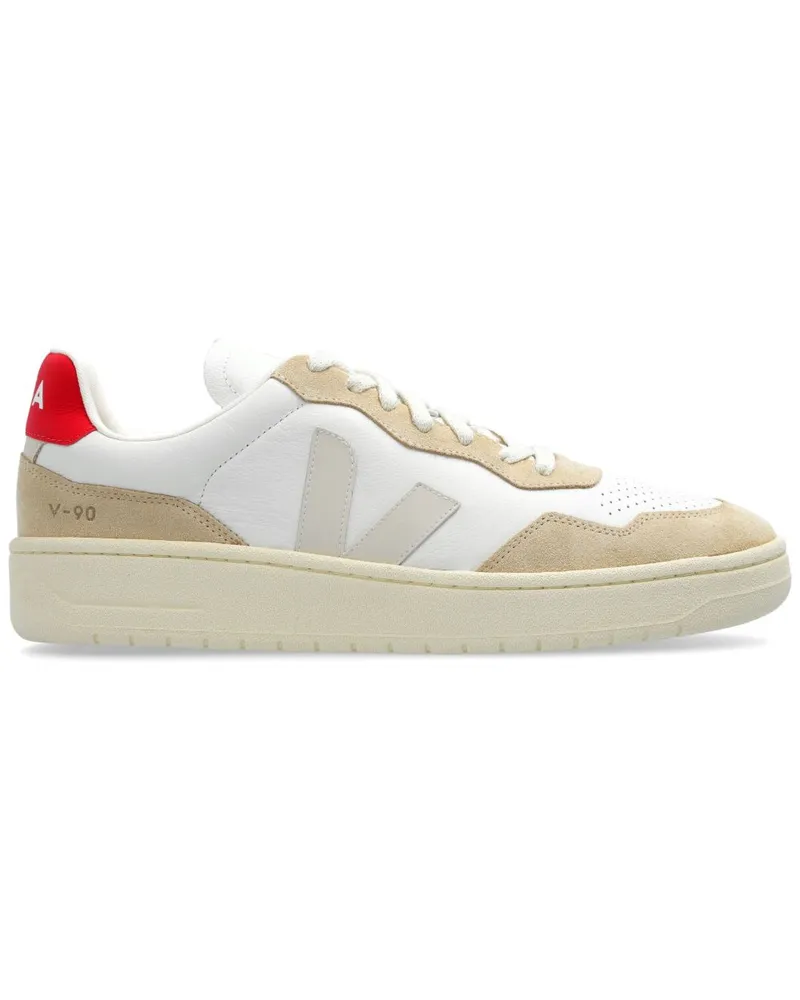 VEJA V-90 Sneakers - Weiß Weiß