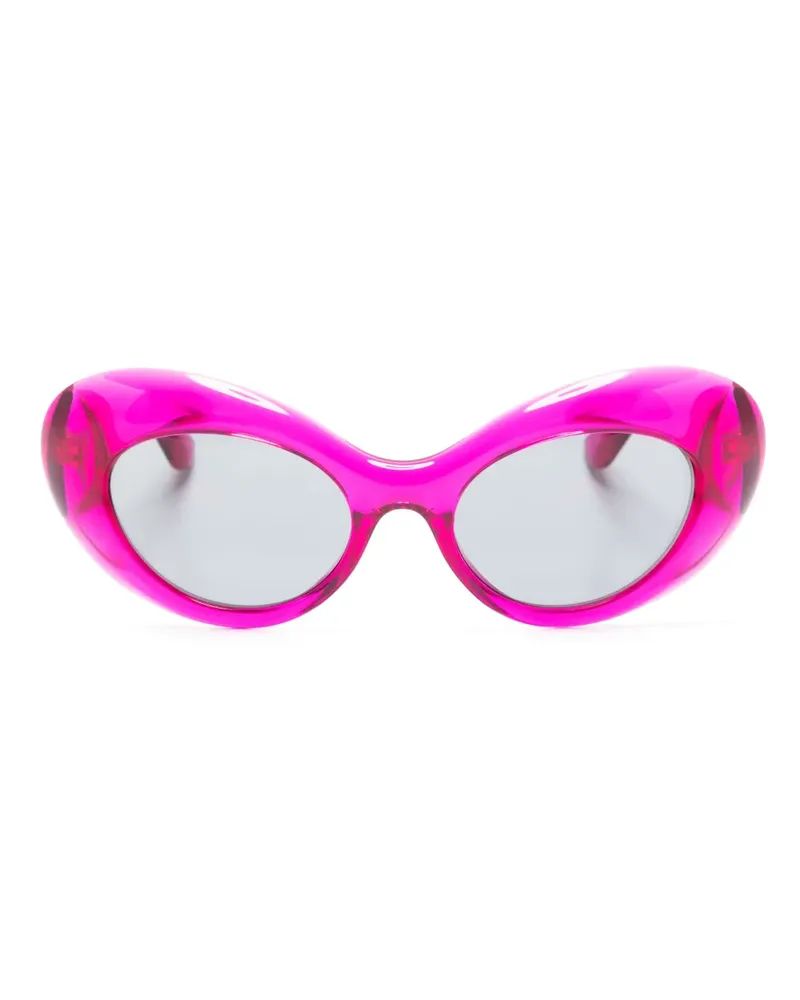 Versace Ovale Sonnenbrille mit Medusa - Rosa Rosa