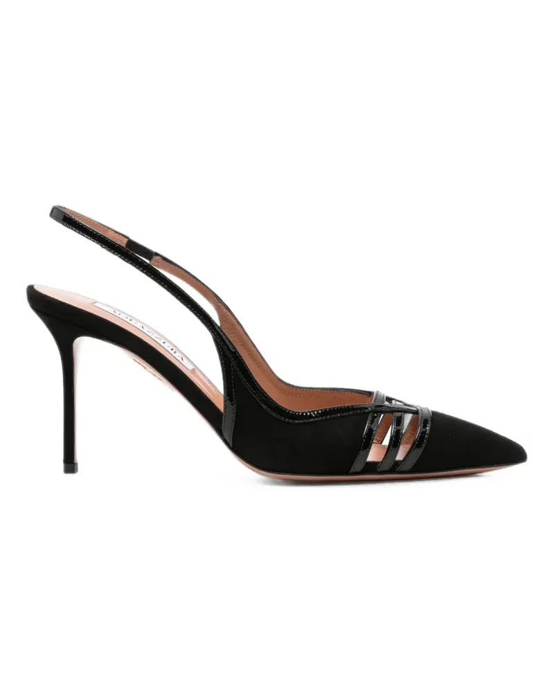 Aquazzura strappy slingback pumps - Schwarz Schwarz