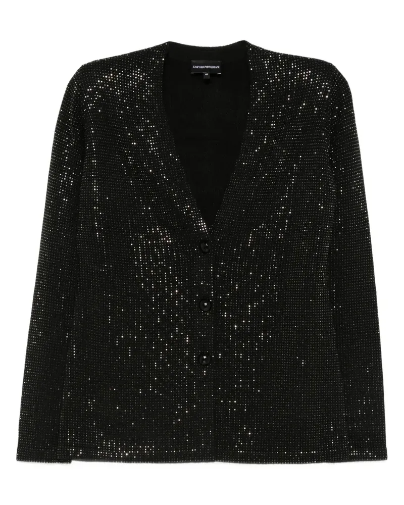 Emporio Armani Jacke mit verzierten Knöpfen - Schwarz Schwarz