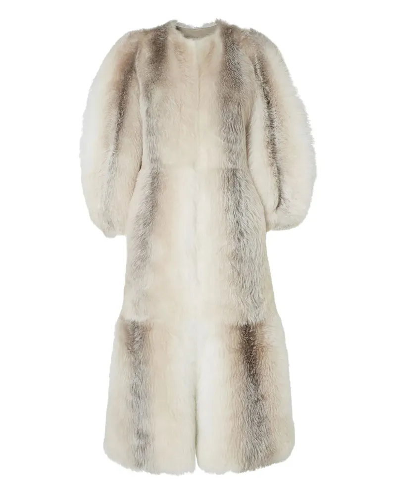 Fendi sheepskin coat - Weiß Weiß