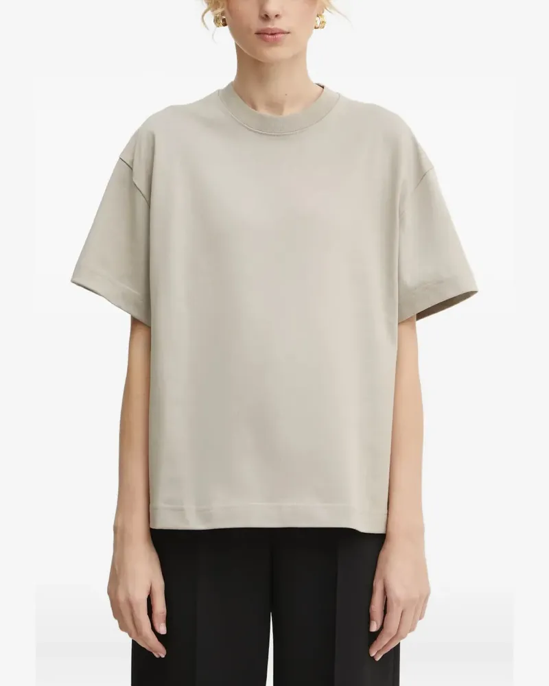 Filippa K T-Shirt mit kastigem Schnitt - Nude Nude