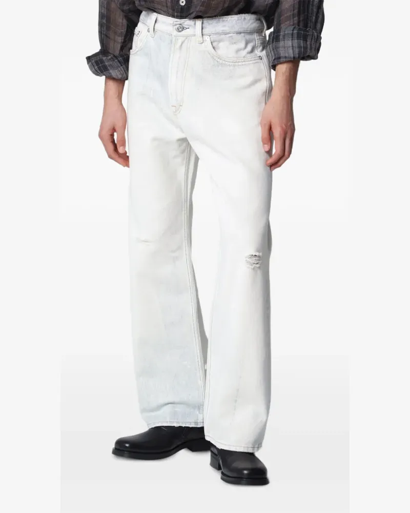 Our Legacy Third Cut Jeans mit lockerem Schnitt - Weiß Weiß
