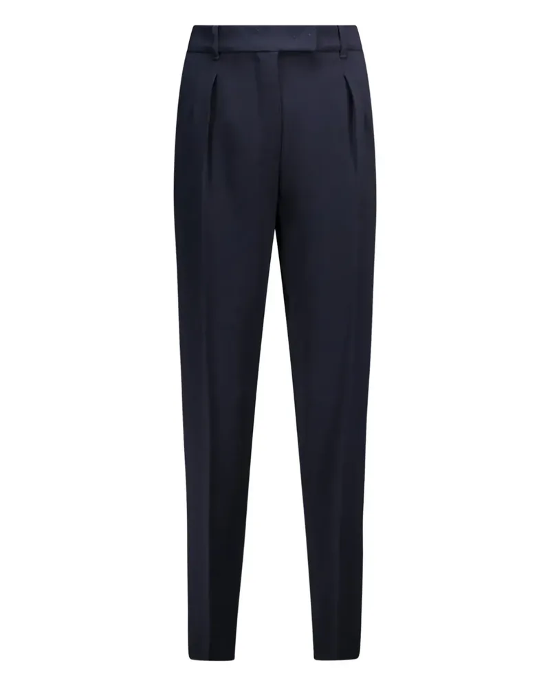 Max Mara Hose mit Bügelfalten - Blau Blau