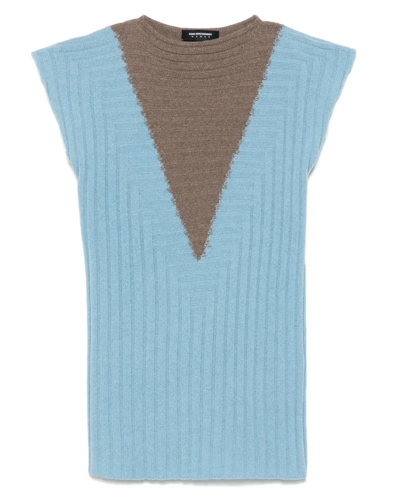 KIKO KOSTADINOV Dakota Weste - Blau Blau