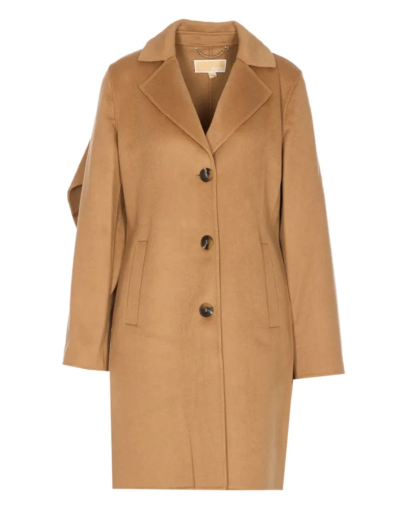 Michael Kors single-breasted coat - Braun Braun