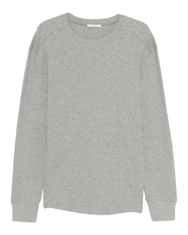 Entire Studios Geripptes Sweatshirt mit rundem Ausschnitt - Grau Grau