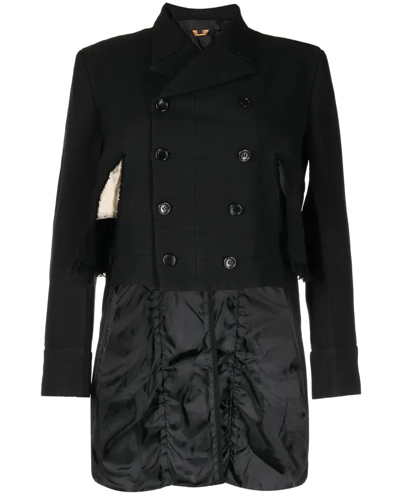 Comme des Garçons Einreihiger Blazer - Schwarz Schwarz