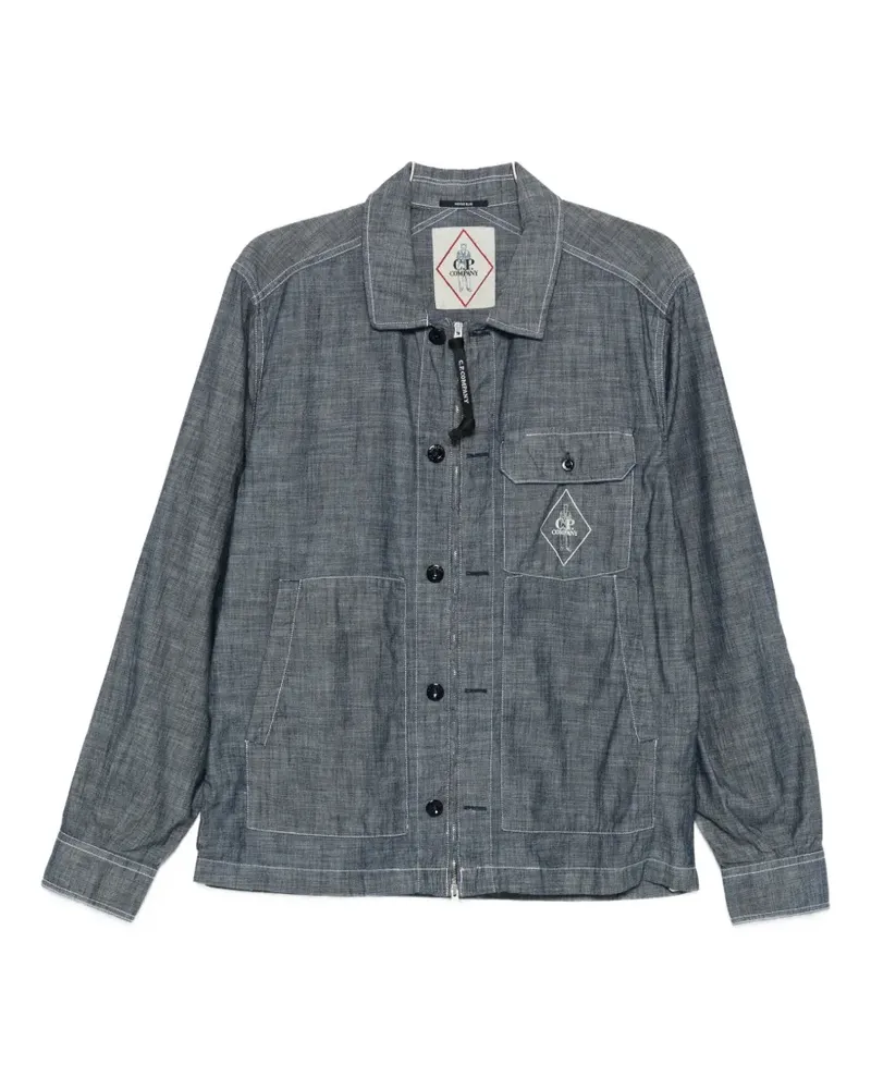 C.P. Company button pocket shirt - Blau Blau
