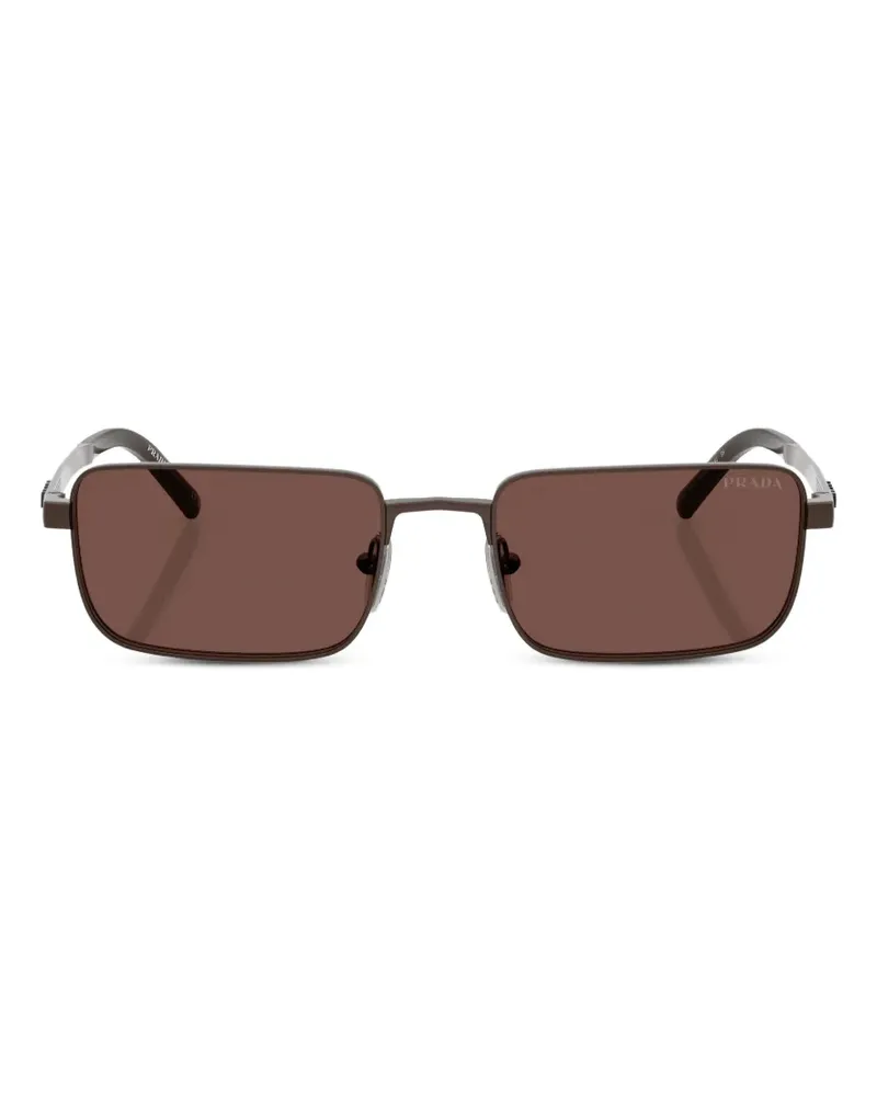 Prada rectangle-frame sunglasses - Braun Braun