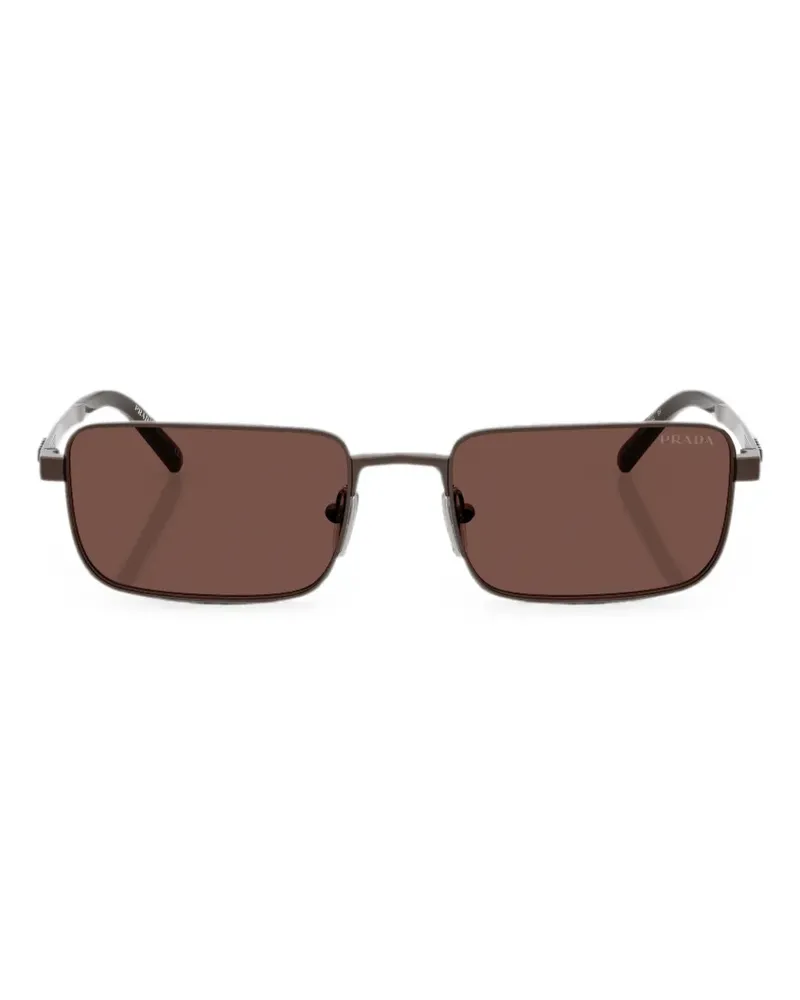 Prada rectangle-frame sunglasses - Braun Braun