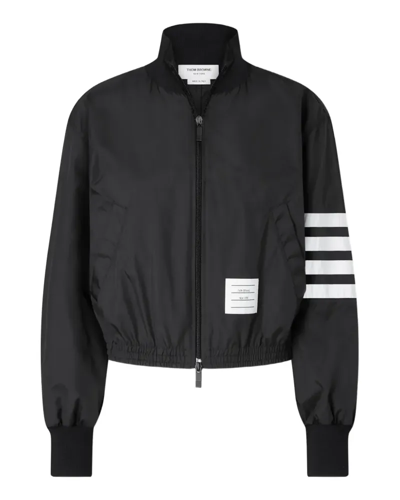 Thom Browne Ripstop 4-Bar Sportjacke - Schwarz Schwarz