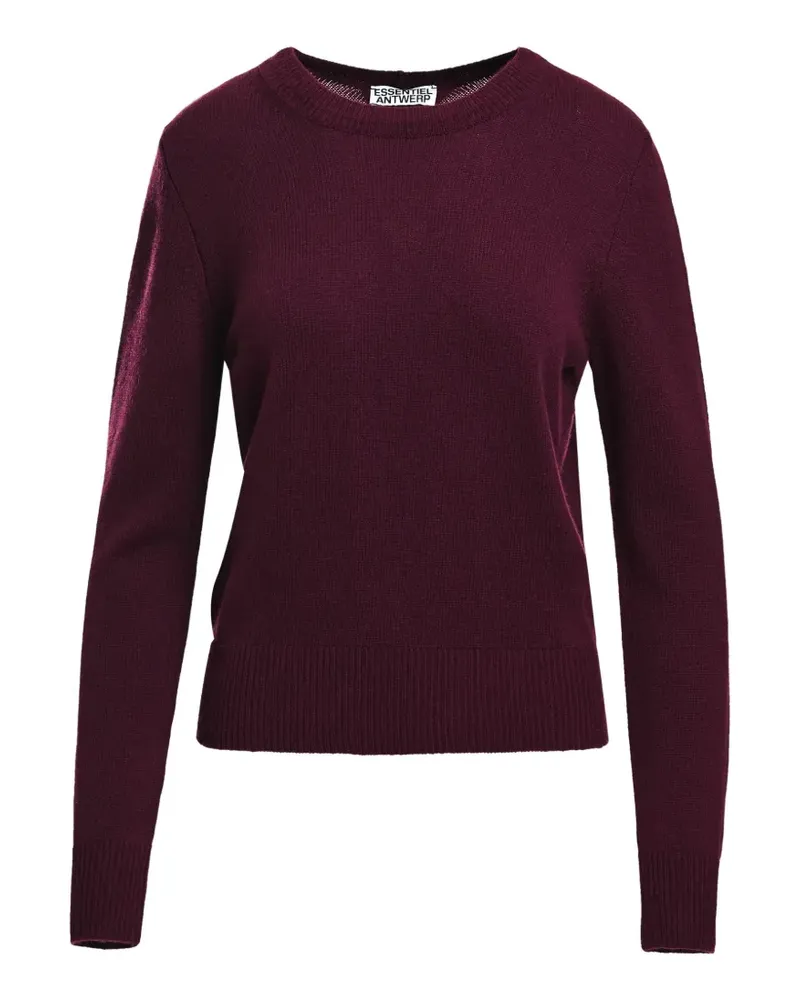 Essentiel Kiarra Pullover mit Schleifendetail - Rot Rot