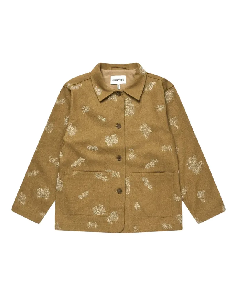 MUNTHE Vichola embroidered jacket - Braun Braun