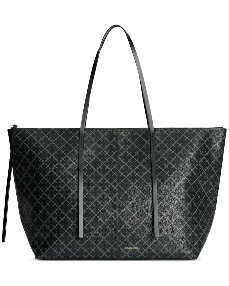 By Malene Birger Luze Tote Bag mit Monogramm - Schwarz Schwarz