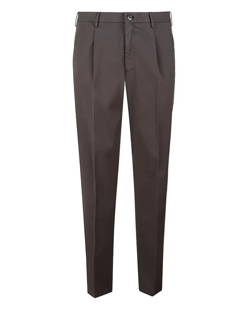 Incotex pleated trousers - Braun Braun