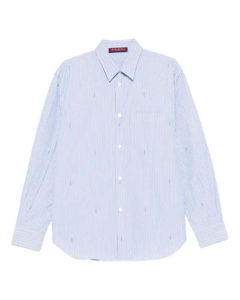 Gucci striped shirt - Blau Blau