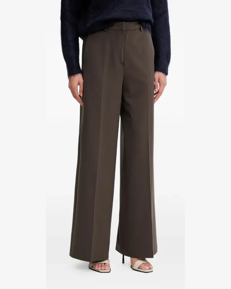 Blumarine Hose mit verdecktem Verschluss - Braun Braun