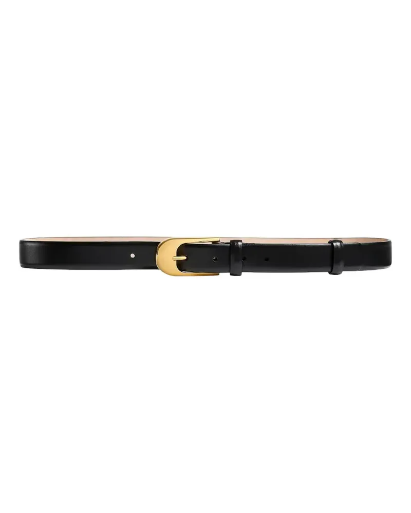 KHAITE leather belt - Schwarz Schwarz