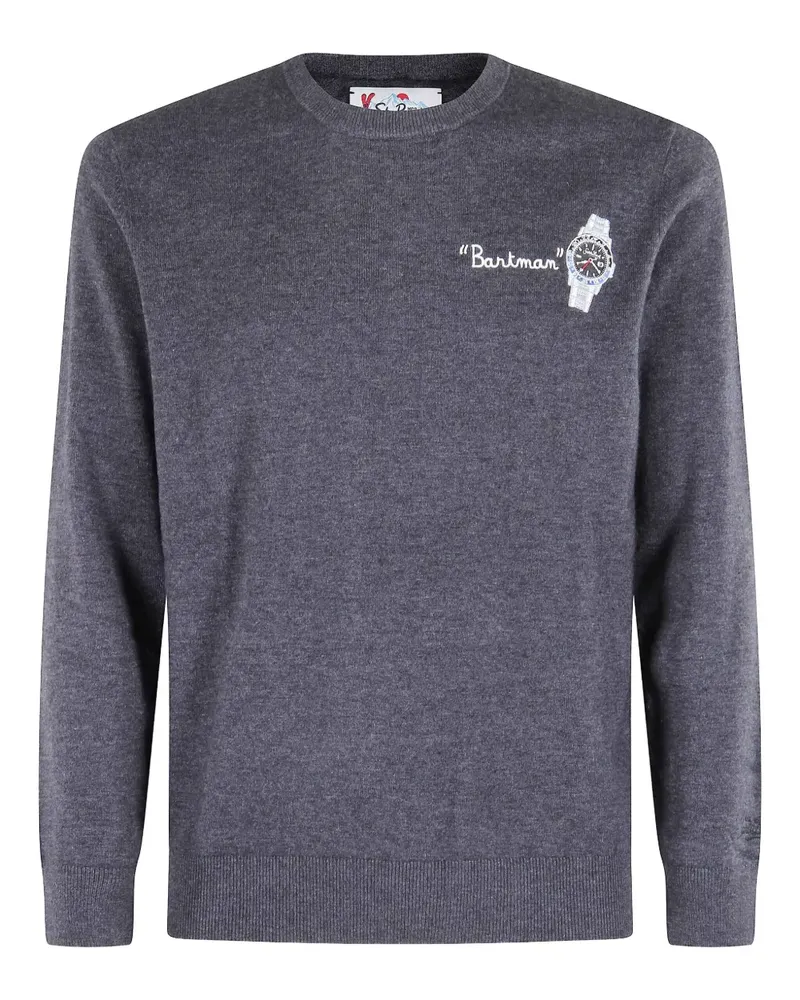 MC2 Saint Barth Heron crew-neck sweater - Grau Grau