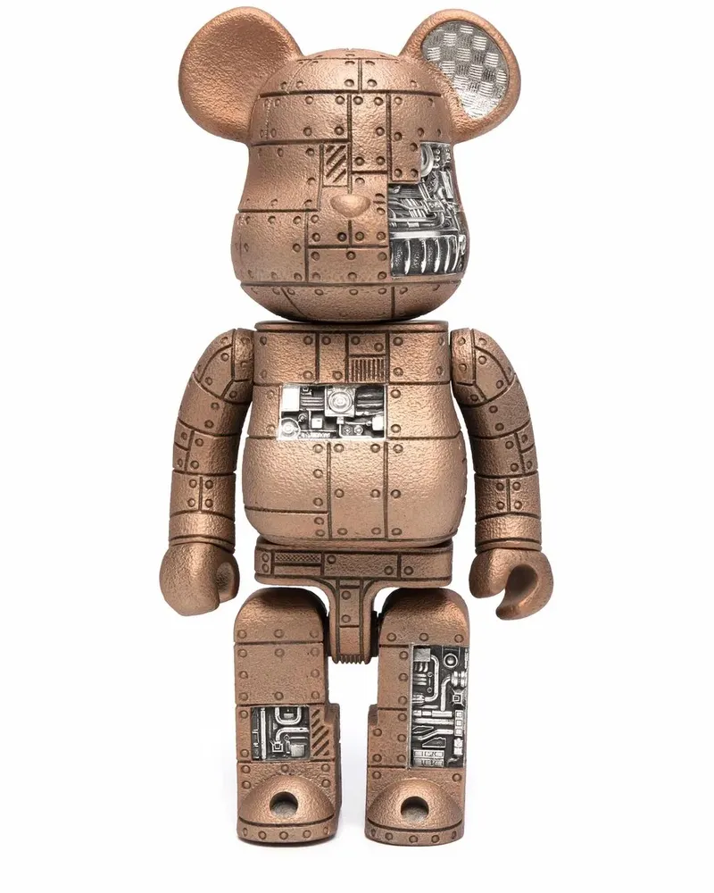 Medicom Toy x Royal Selangor Be@rbrick Steampunk 400% Figur - Braun Braun