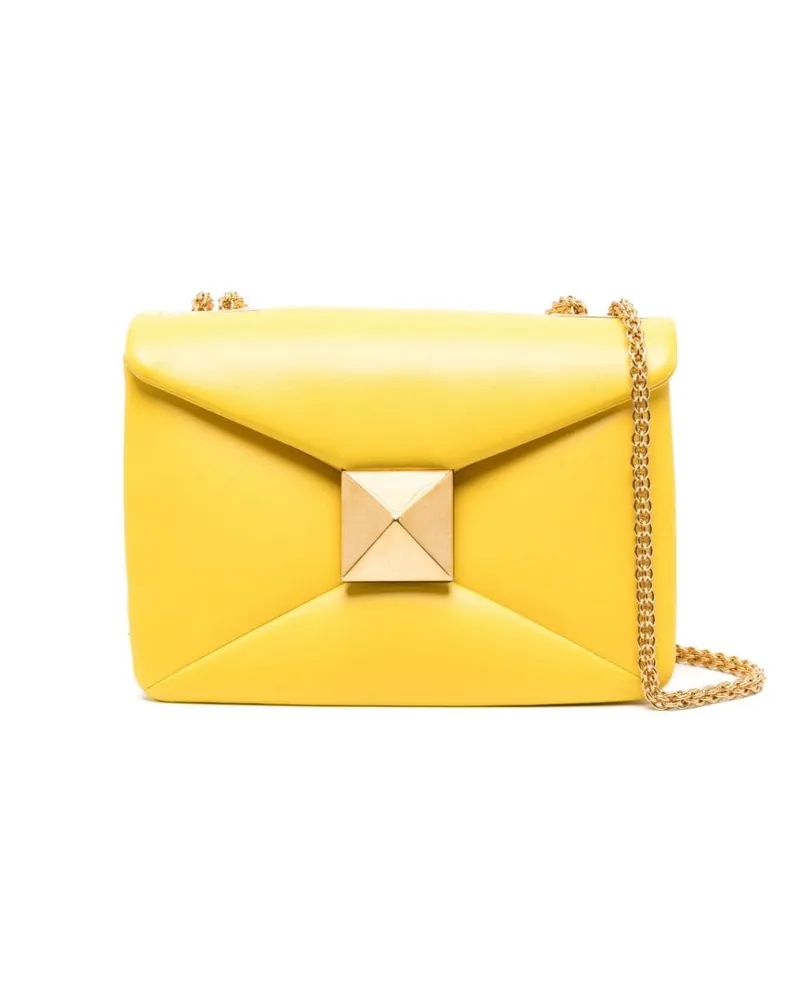 Valentino Garavani Tasche mit Nieten - Gelb Gelb