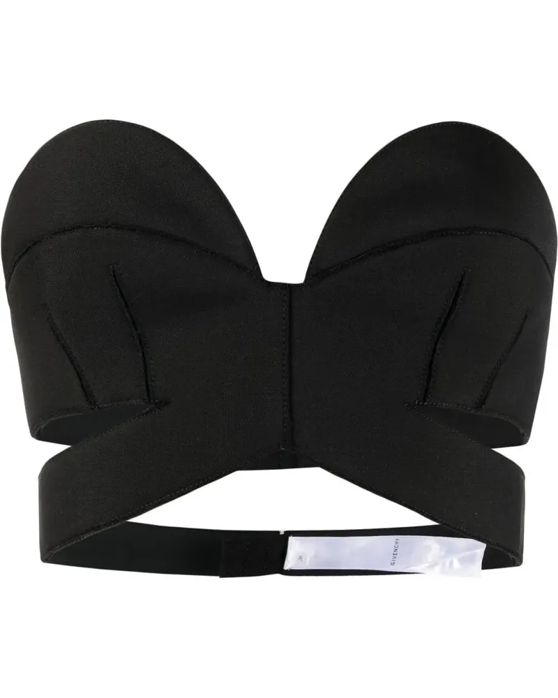 Givenchy Bustier mit Cut-Outs - Schwarz Schwarz