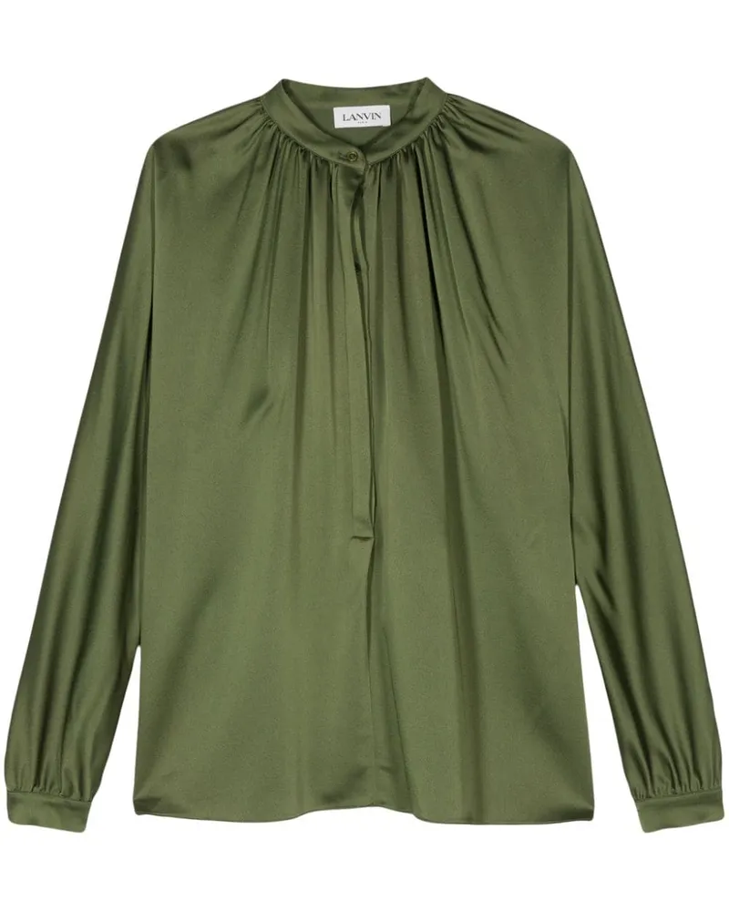 Lanvin Ausgestellte Bluse - Grün Grün