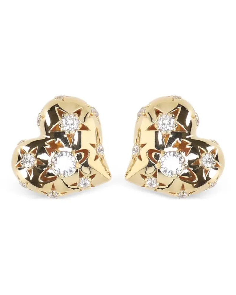 Vivienne Westwood Heart Bijou Ohrringe - Gold Gold