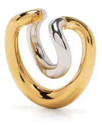 Charlotte Chesnais Zweifarbiger Initial Ear Cuff Gold