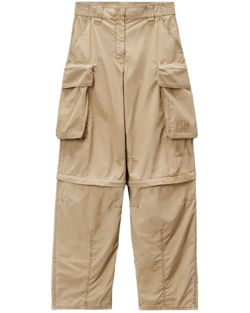 Alexander Wang Cargohose mit weitem Bein - Nude Nude