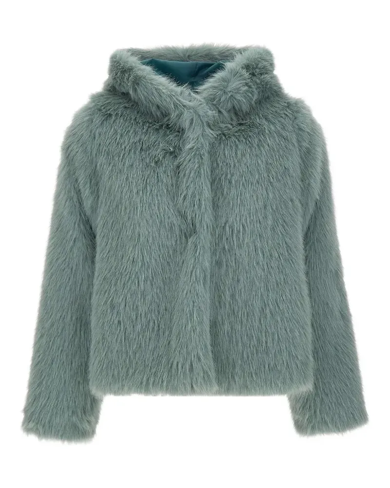Kaos hooded faux-fur jacket - Grün Grün
