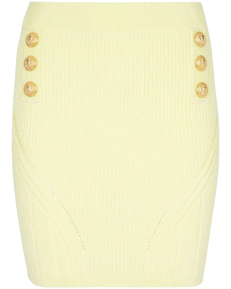 Balmain Gerippter Minirock - 1AF 1af
