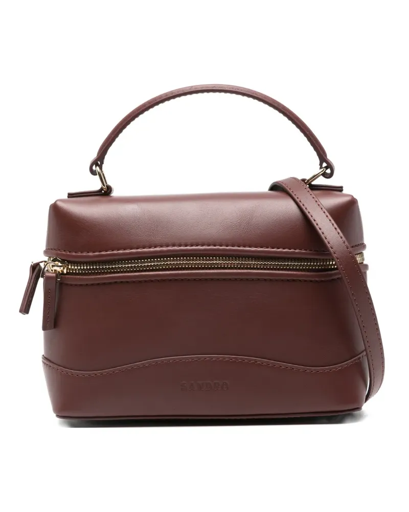 Sandro Mini-Tasche mit Reißverschluss - Braun Braun