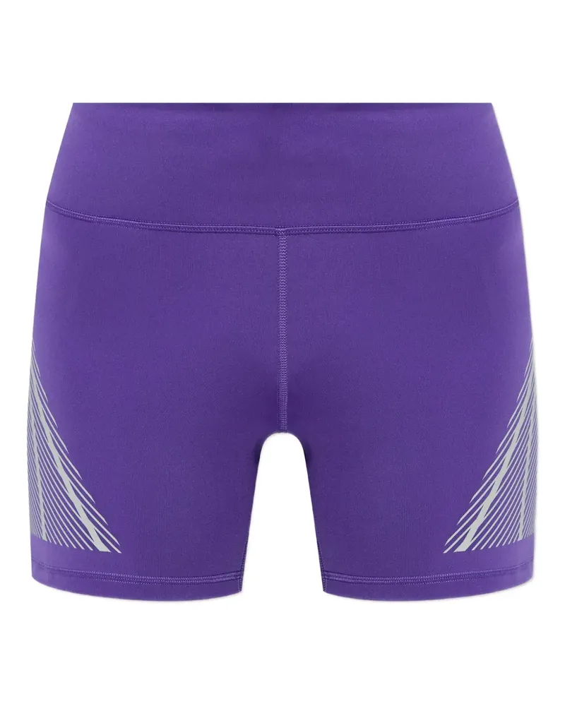 adidas Lauf-Shorts mit reflektierenden Streifen - Violett Violett