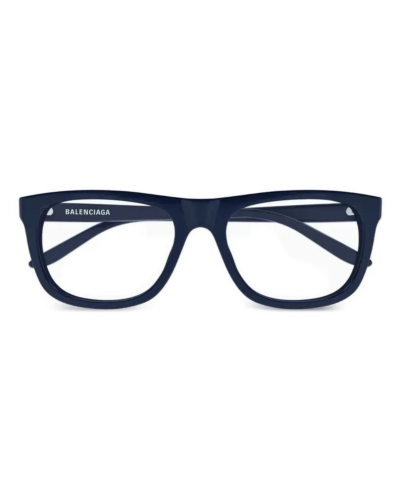Balenciaga Brille mit eckigem Gestell - Blau Blau