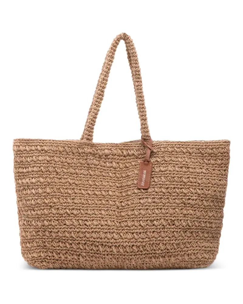 Nannacay Gehäkelter Shopper - Braun Braun