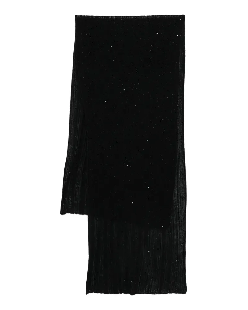 Gentry Portofino Schal mit Pailletten - Schwarz Schwarz