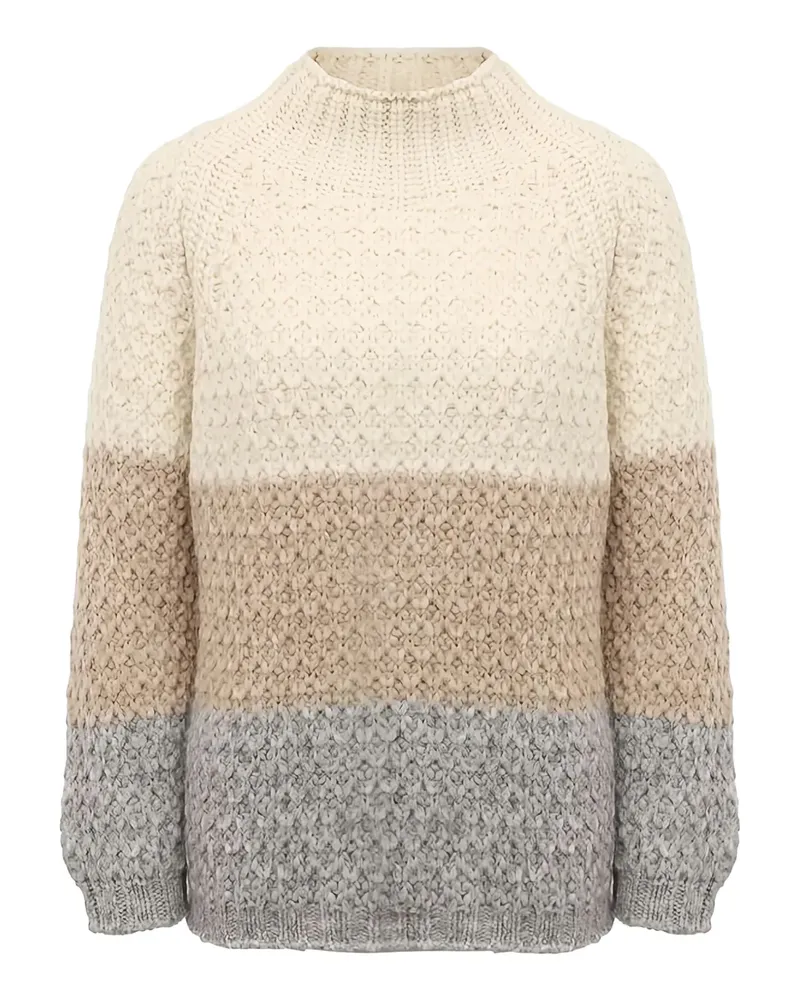 Eleventy striped sweater - Nude Nude